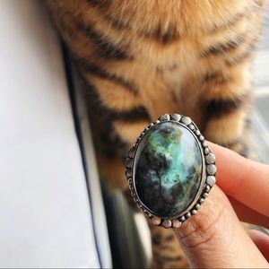Beautiful Boho Jasper Ring
